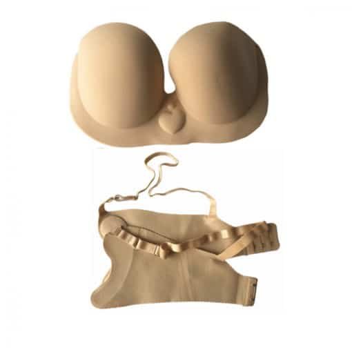 Backless Bra Self-Adhesive Silicone Pump Air Pad Push Up Bra