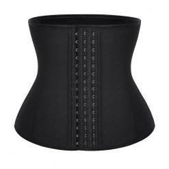 Steel Boned 4 Spiral Latex Waist Trainer Body Shaper Cincher