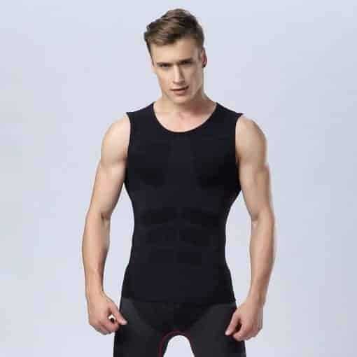 Men Slimming Compression Vest Body Shapers Tank Top