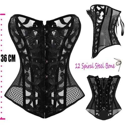 Overbust Steampunk Gothic Corset Plus Sizes