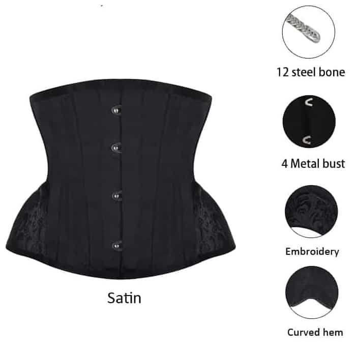 Waist Underbust Steampunk Corset