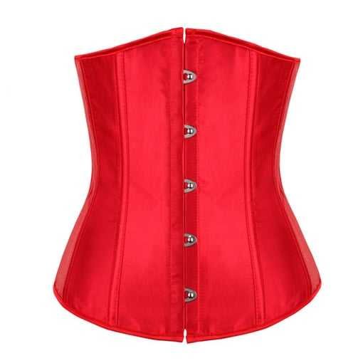 One Satin Underbust Corset Plus Sizes