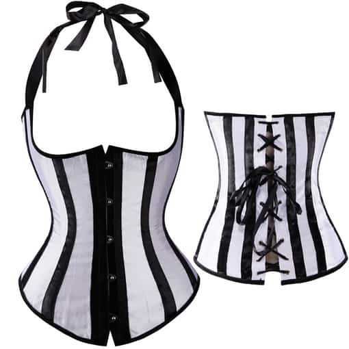 Corset Steel Boned Underbust Plus Size S-6XL