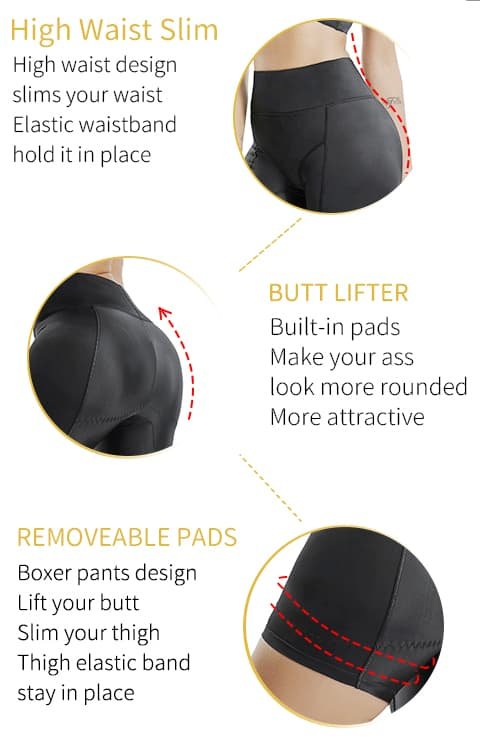 Invisible Padded Hip Butt Lifter High Waist