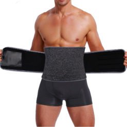 Men Neoprene Waist Trimmer Adjustable Sauna Belt