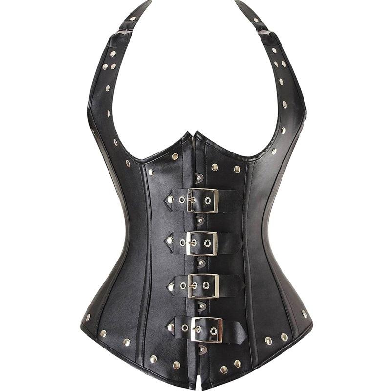 Halter Strap Underbust Corset Plus Sizes