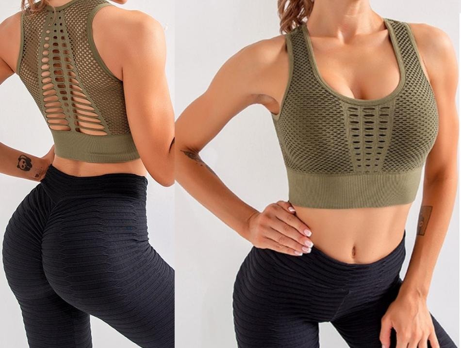 Seamless Breathable Sports Bra