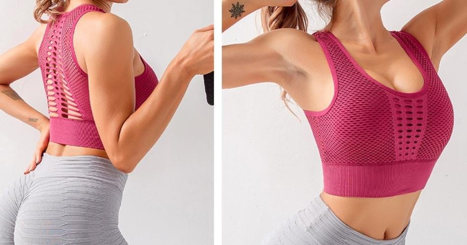 Seamless Breathable Sports Bra