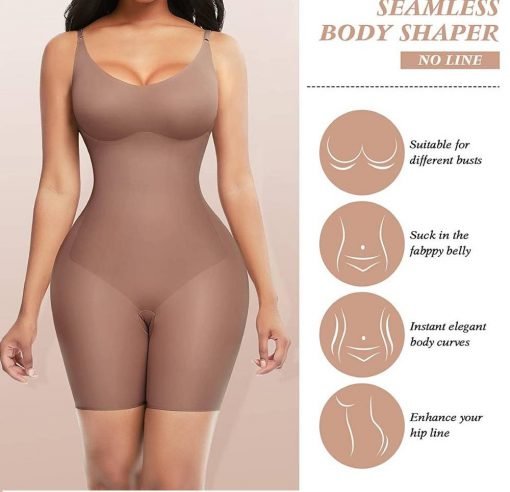 Seamless Full Body Shaper Tummy Control