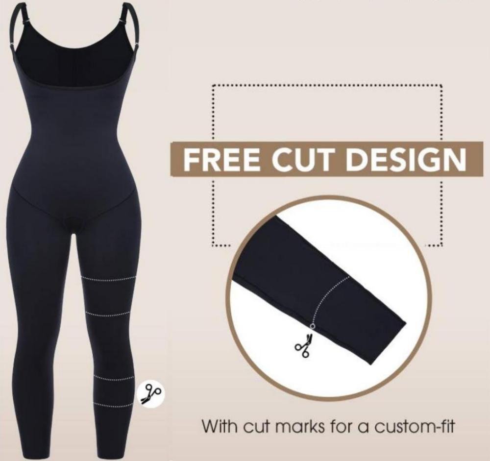 Catsuit Bodysuit Multi Cut Shapewear