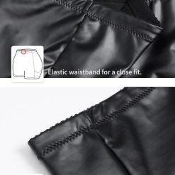 Removable Pads Leather Butt Lifter Short