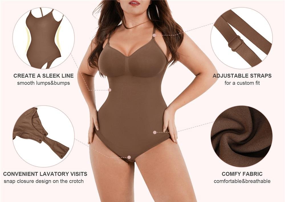 Seamless Thong Bodysuit Shapewear