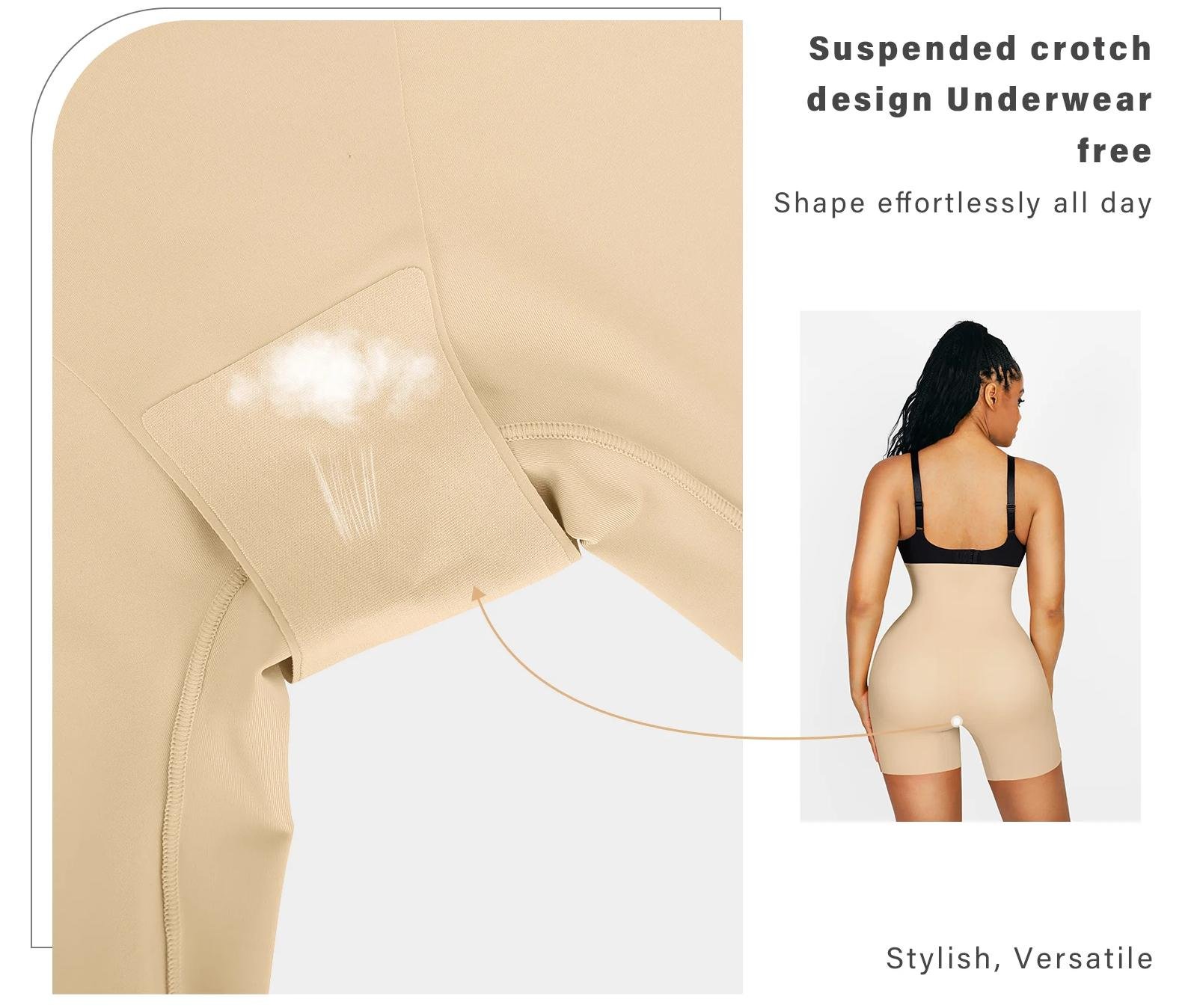 High Waisted Shorts With Removable Buttock Pads