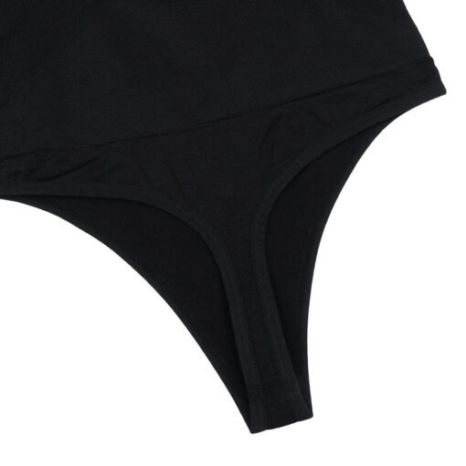 Shoulder Off Tank Top Seamless Thong Bodysuit