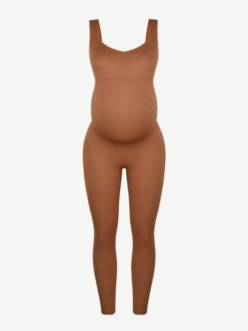 Maternity Seamless Full Body Suit Catsuit Jumpsuit