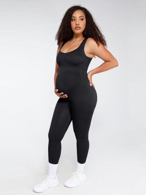 Maternity Seamless Full Body Suit Catsuit Jumpsuit