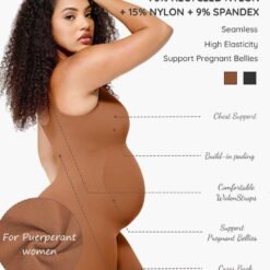 Maternity Seamless Full Body Suit Catsuit Jumpsuit