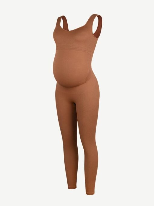 Maternity Seamless Full Body Suit Catsuit Jumpsuit