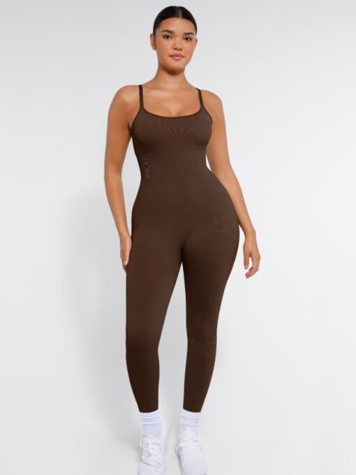 Women One Piece Sleeveless Jumpsuit Bodycon