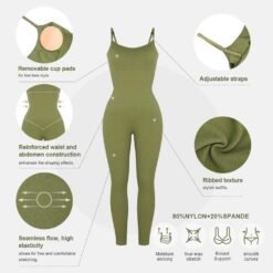 Women One Piece Sleeveless Jumpsuit Bodycon