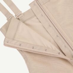 Open Bust Zipper Hook Crotch Shapewear