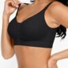 Post Surgery Front Closure Women Seamless Padded Push Up Bra