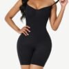 Bodysuit With Built-in Bra Sleeveless Shaper