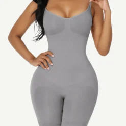 Bodysuit With Built-in Bra Sleeveless Shaper